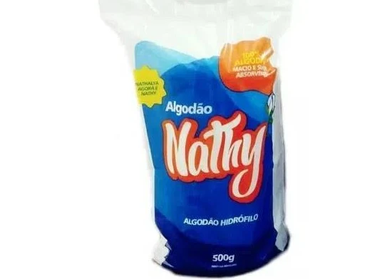 ALGODAO HIDROFILO ROLO 500g NATHY